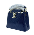 Louis Vuitton Bag | Capucines 21cm Handbag Navy Python