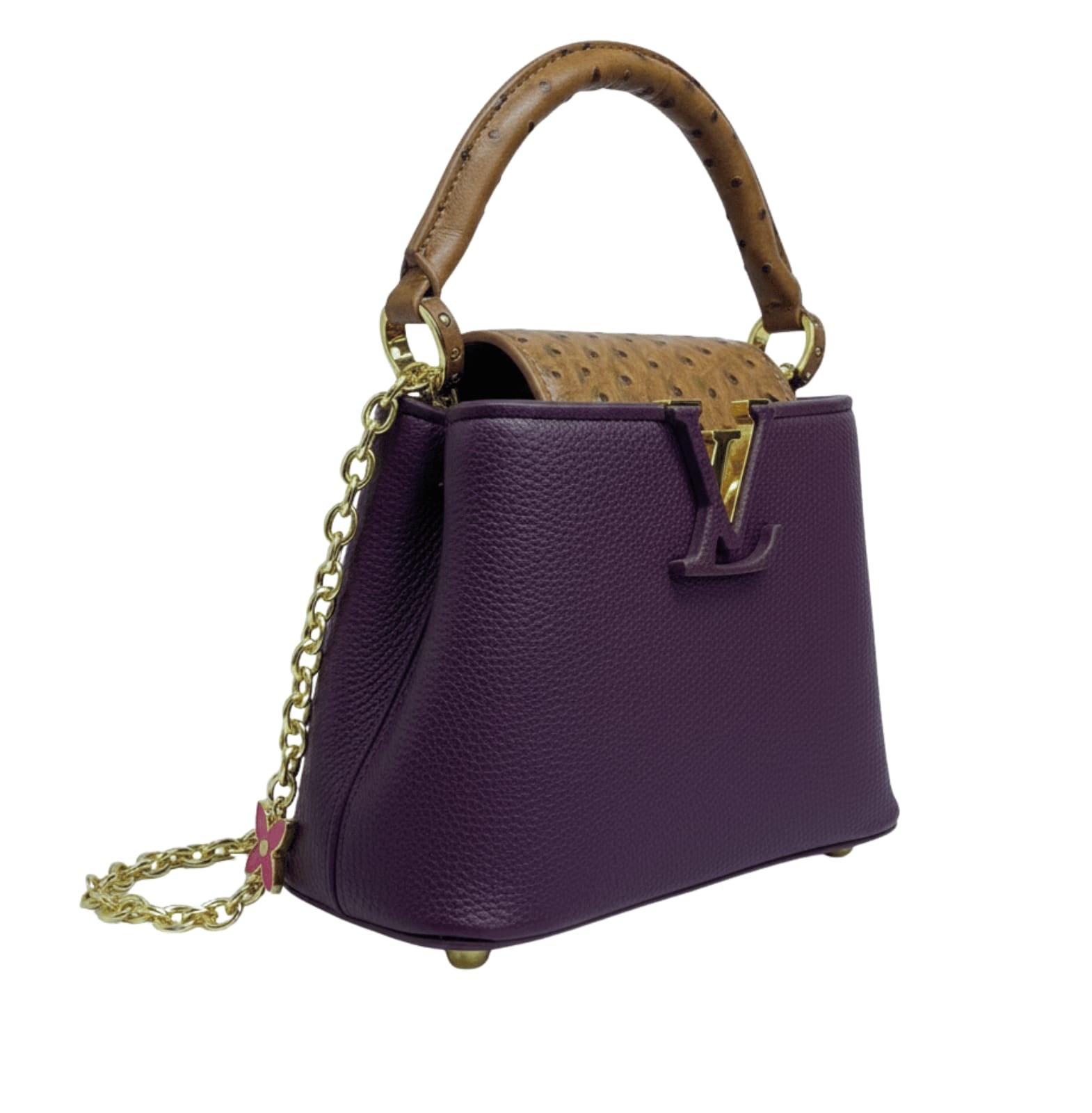 Louis Vuitton Bag | Capucines Bag Purple Taurillon Leather
