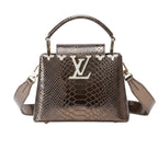 Louis Vuitton Bag | Capucines Handbag Metallic Python