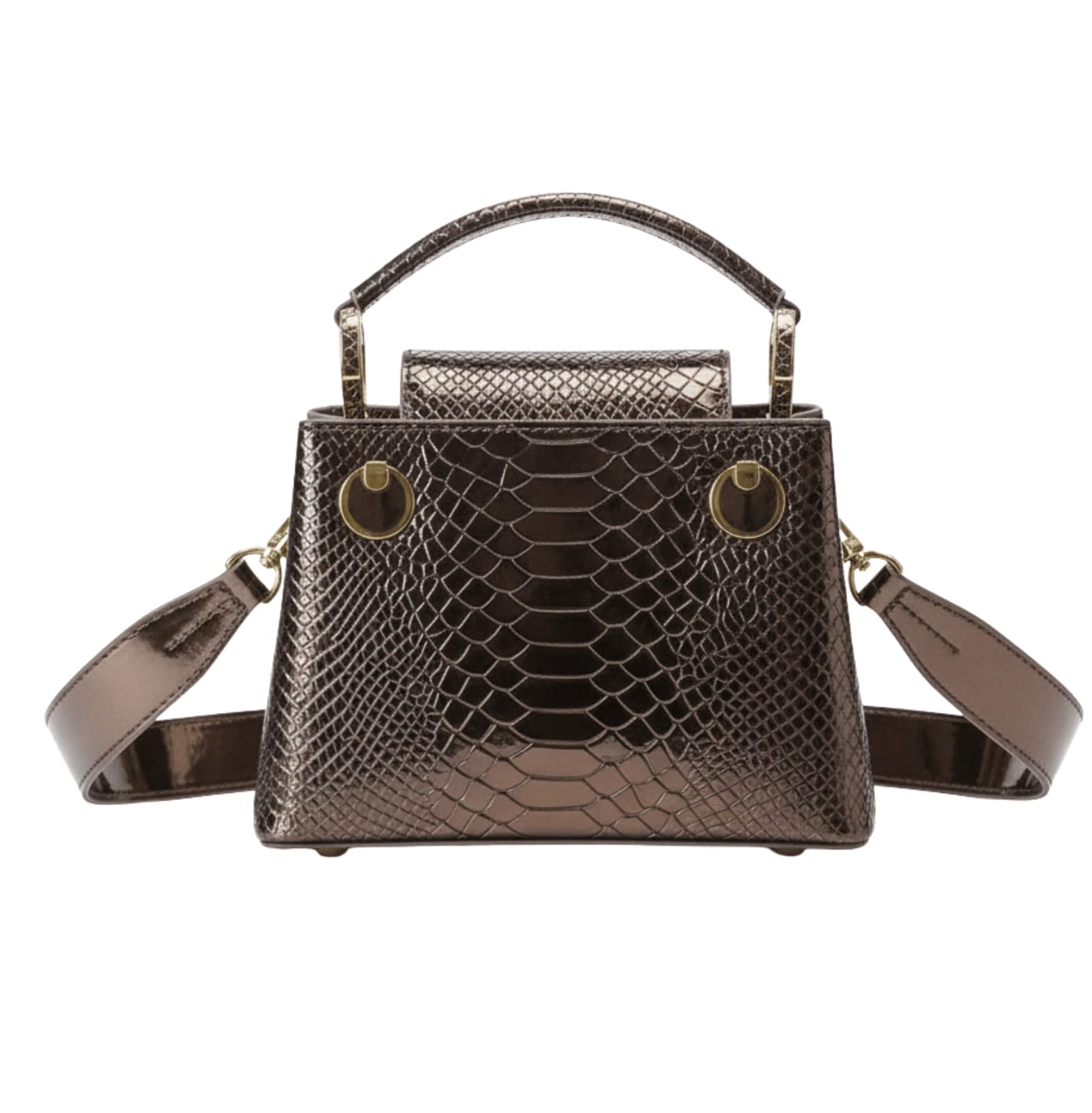 Louis Vuitton Bag | Capucines Handbag Metallic Python