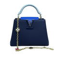 Louis Vuitton Bag | Capucines BB Handbag Blue Taurillon Leather