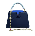 Louis Vuitton Bag | Capucines BB Handbag Blue Taurillon Leather