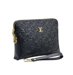 Louis Vuitton Bag | Black Leather Clutch Bag