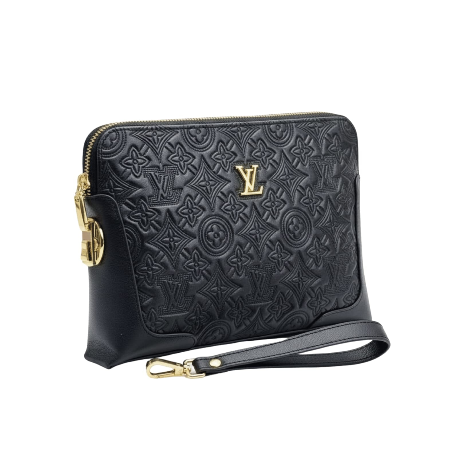 Louis Vuitton Bag | Black Leather Clutch Bag