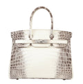 Hermès Bag | Birkin 30 Himalaya Niloticus Crocodile Handbag