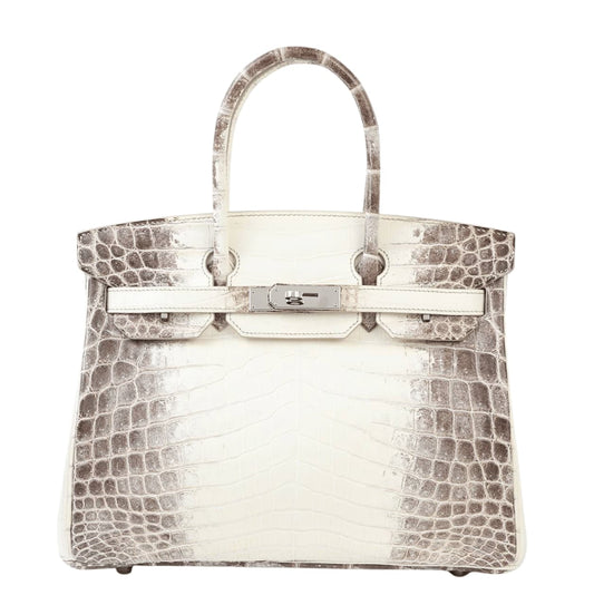 Hermès Bag | Birkin 30 Himalaya Niloticus Crocodile Handbag