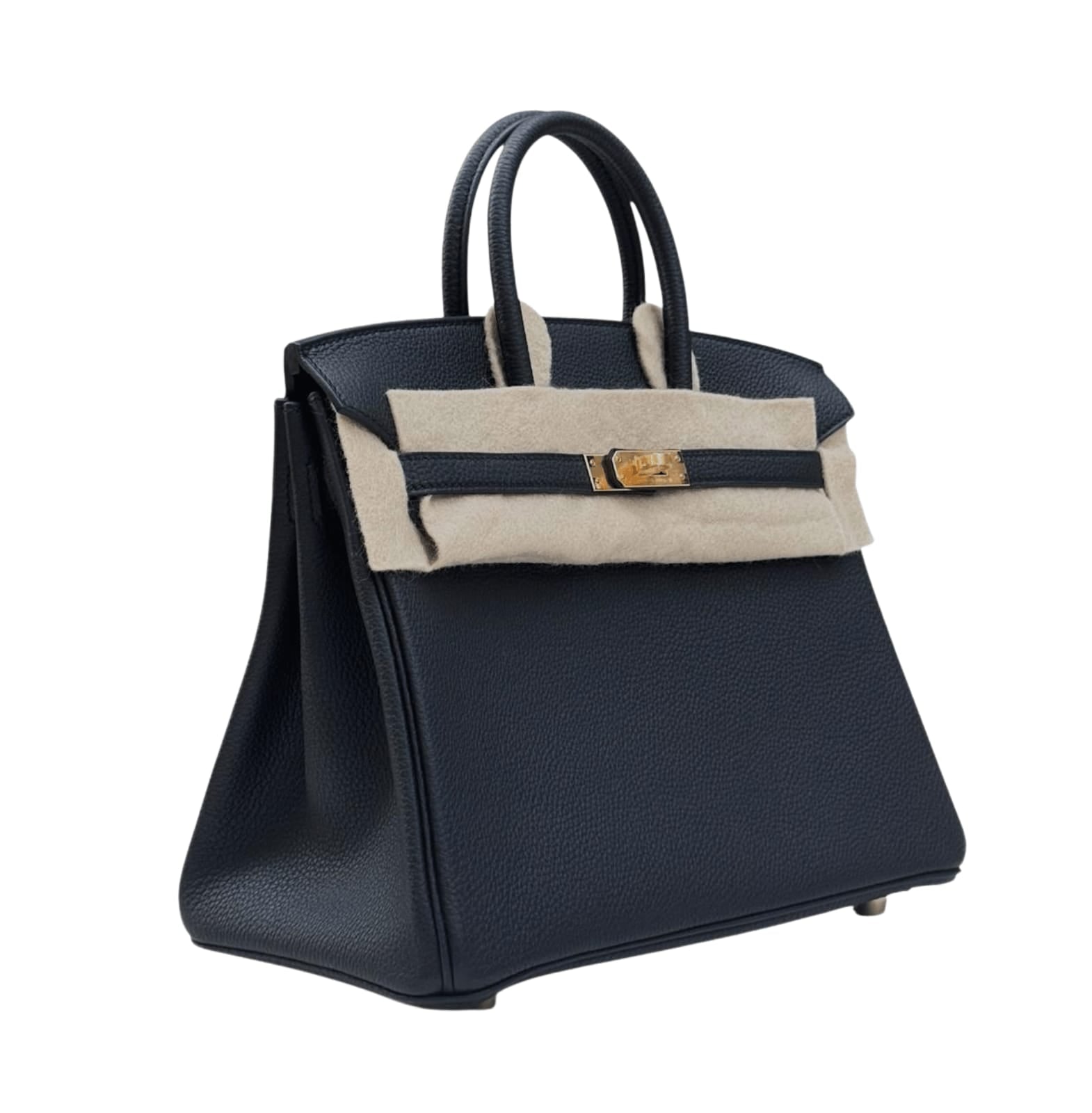 Hermès Bag | Birkin 25 Bag Noir Togo Leather Gold Hardware