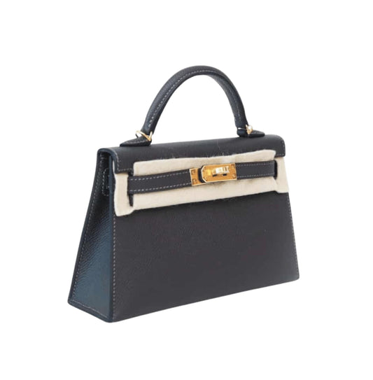 Hermès Bag | Mini Kelly ii Sellier Dark Grey Epsom Leather