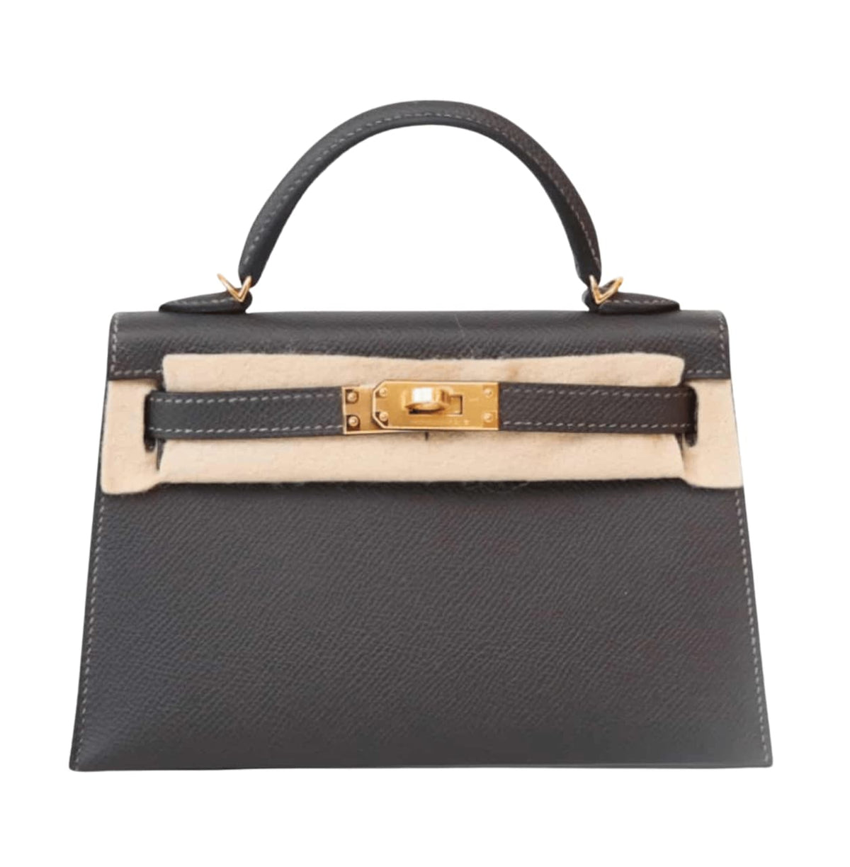 Hermès Bag | Mini Kelly ii Sellier Dark Grey Epsom Leather