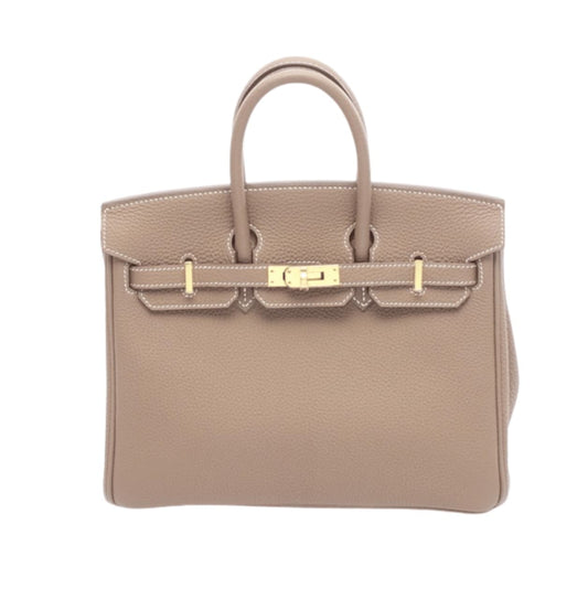 Hermès Bag | Birkin 25 Etoupe Togo Leather Gold Hardware