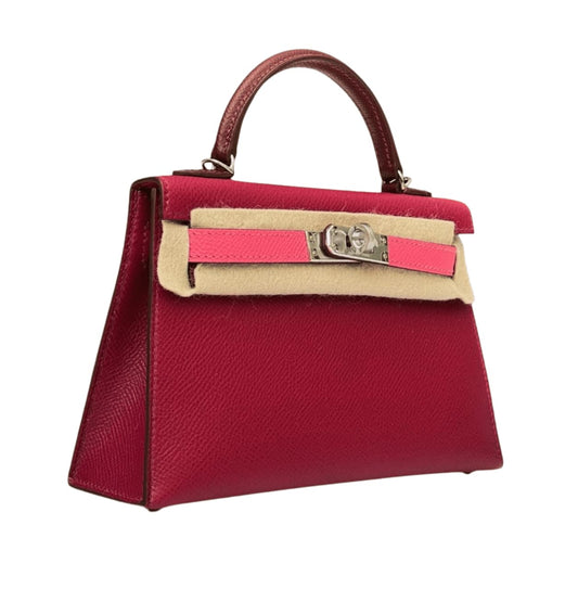 Hermès Bag | Epsom Tri-color Mini Kelly Sellier 20 Handbag