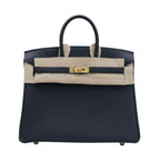 Hermès Bag | Birkin 25 Bag Noir Togo Leather Gold Hardware