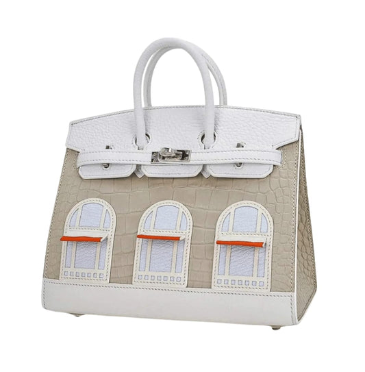 Hermès Bag | Birkin 20 Sellier Neige Faubourg
