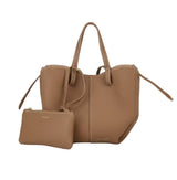 Polène Bag | Cyme Mini Bag In Textured Camel Leather