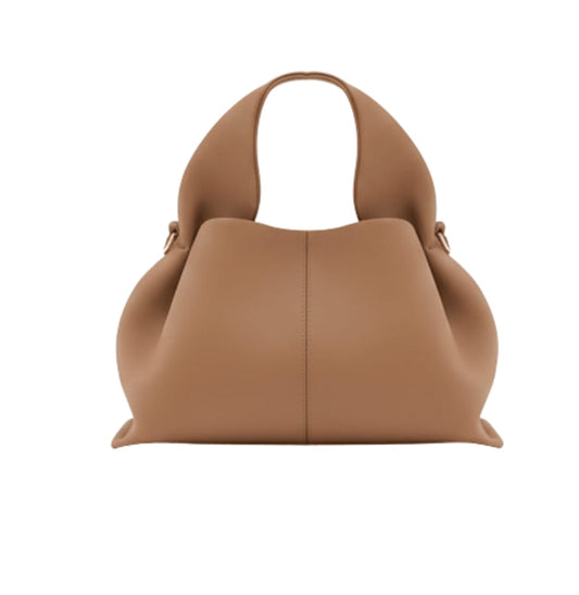 Polène Bag | Numéro Neuf Mini Bag Textured Taupe Leather