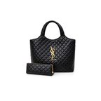 YSL Bag | Icare Maxi Quilted Black