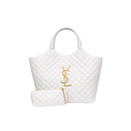 YSL Bag | Icare Maxi White Lambskin