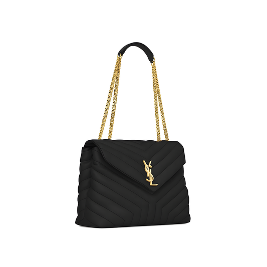 YSL Bag | Loulou Black Golden
