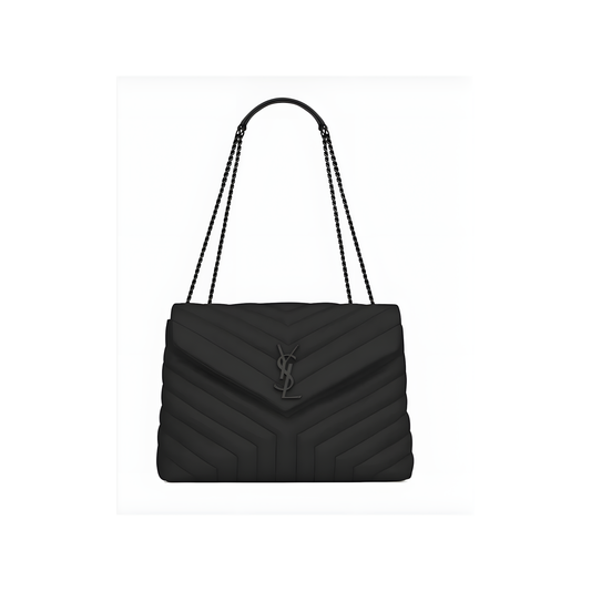 YSL Bag | Loulou Grey Black