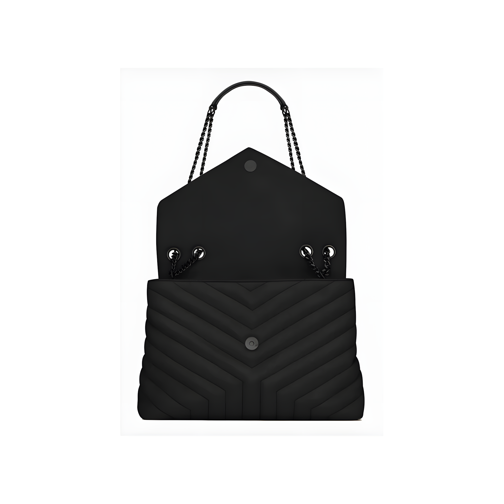 YSL Bag | Loulou Grey Black