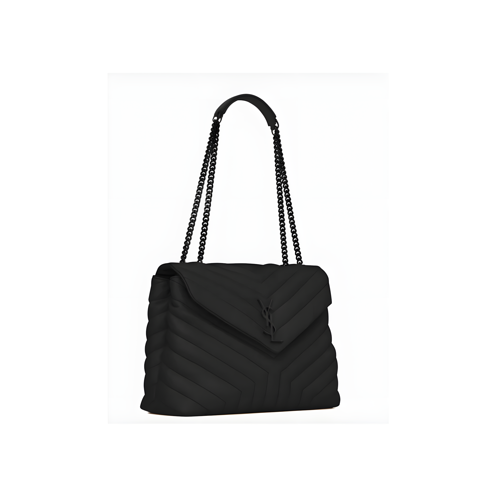 YSL Bag | Loulou Grey Black