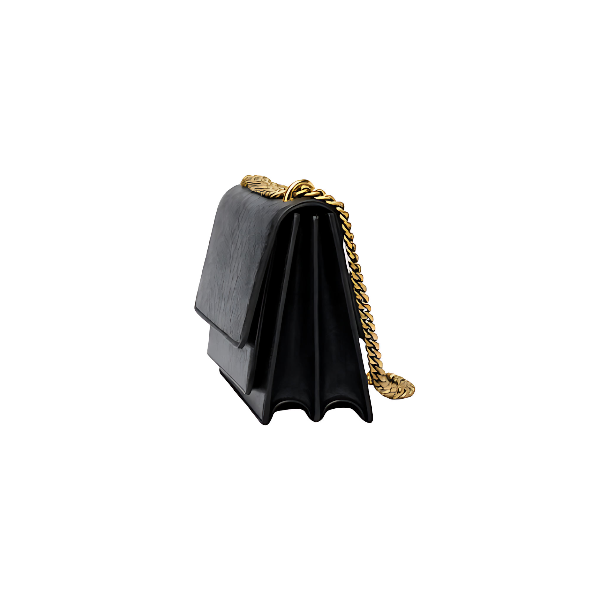 YSL Bag | Sunset Medium Croc-Embossed Leather