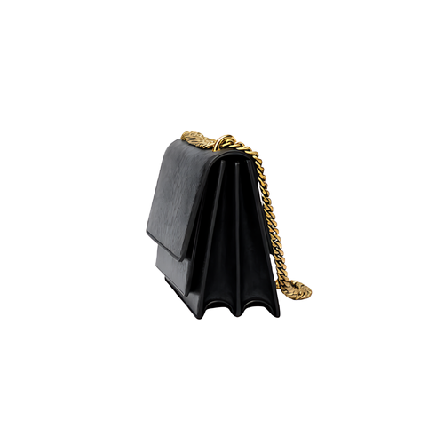 YSL Bag | Sunset Medium Croc-Embossed Leather