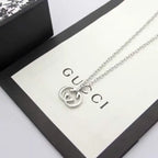 Gucci Jewelry | Interlocking G Logo Necklace Silver