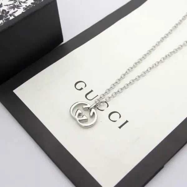 Gucci Jewelry | Interlocking G Logo Necklace Silver