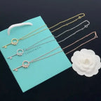 Tiffany & Co. Jewelry | Key Shape Multi Color Necklace Set