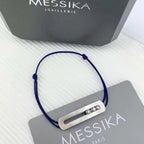 Messika Jewelry | Titanium Cord Bracelet Natural Titanium Diamonds