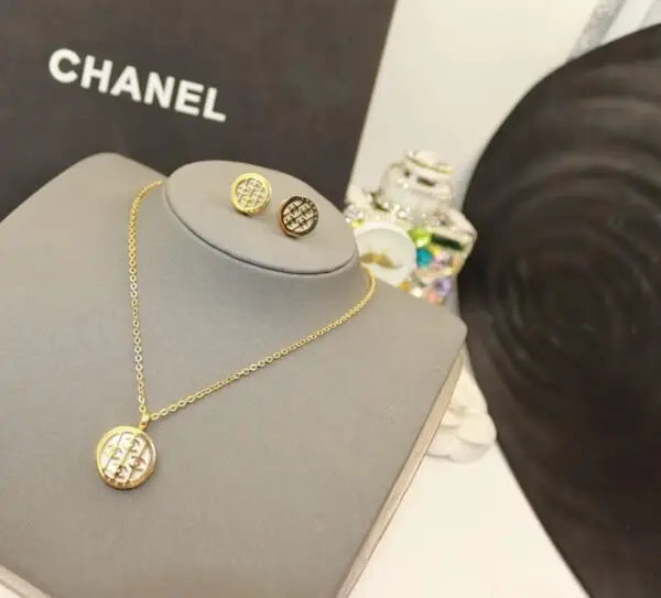 Chanel Jewelry | Vintage Inspired CC Medallion Gold Tone Resin