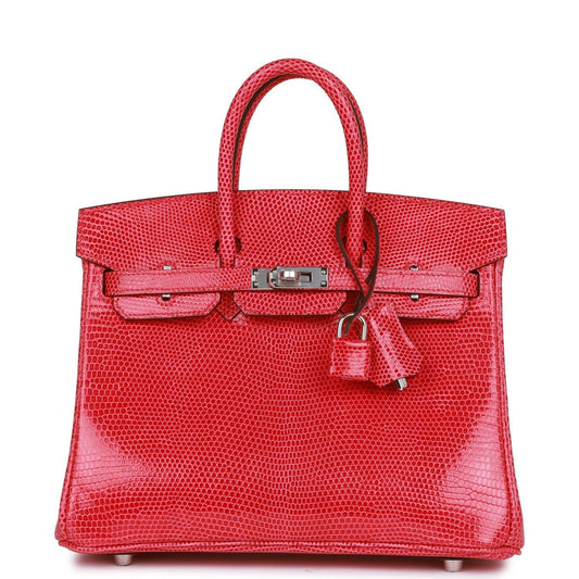 Hermès Bag | Birkin 25 Rose Extreme Lizard