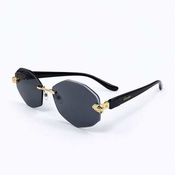 Cartier Retro Round Frame Sunglasses