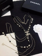 Chanel Jewelry | Long CC Multi-Strand Lariat Necklace