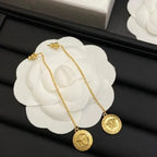 Versace Jewelry | Medusa Black Stone Drop Earrings