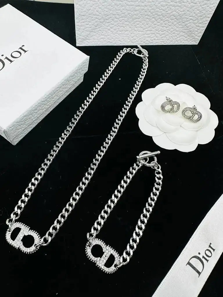 Dior Jewelry | Dior Oblique Charm Bracelet Silver