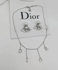 Dior Jewelry | Letter Charm Necklace Silver