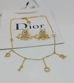 Dior Jewelry | Layered Charm Necklace Gold
