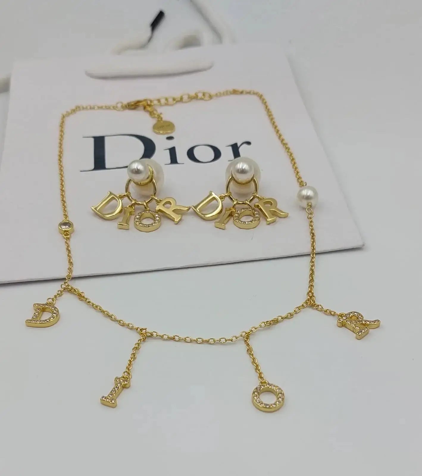 Dior Jewelry | Layered Charm Necklace Gold