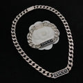 Gucci Jewelry | Logo Plate Chain Bracelet Silver