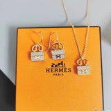 Hermès Farandole Necklace Bracelet Set Silver Jewelry premium replica - image 4