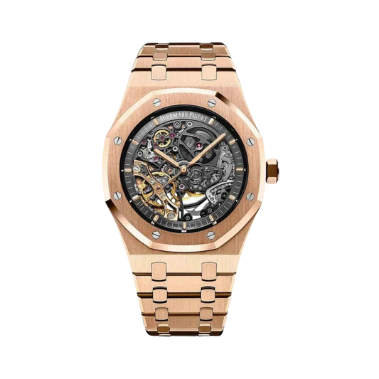 Audemars Piguet Watch | Royal Oak Skeleton Rose Gold