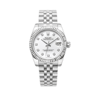 Rolex Watch | Datejust White Diamond Dial