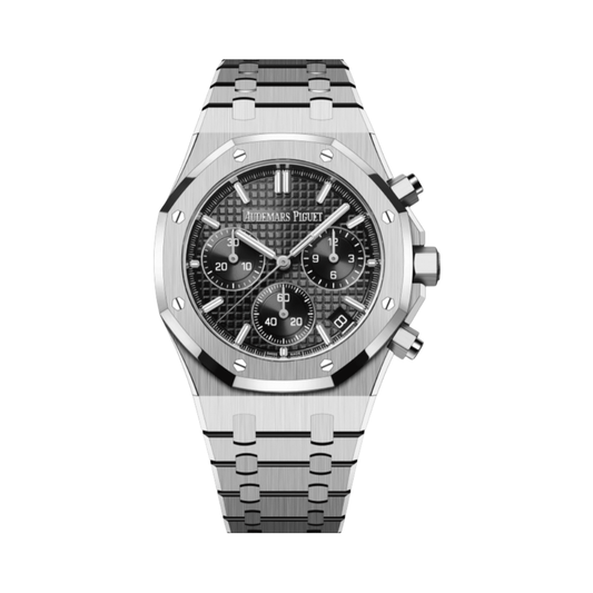 Audemars Piguet Watch | Royal Oak Selfwinding Chronograph Stainless Silver Steel Black Dial
