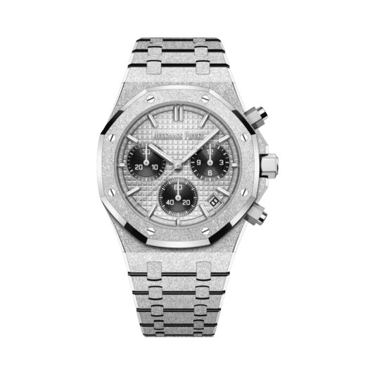 Audemars Piguet Watch | Royal Oak Selfwinding Chronograph Frosted Silver Dial