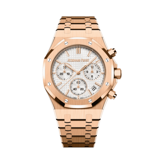 Audemars Piguet Watch | Royal Oak Selfwinding Chronograph Stainless Gold Steel White Dial