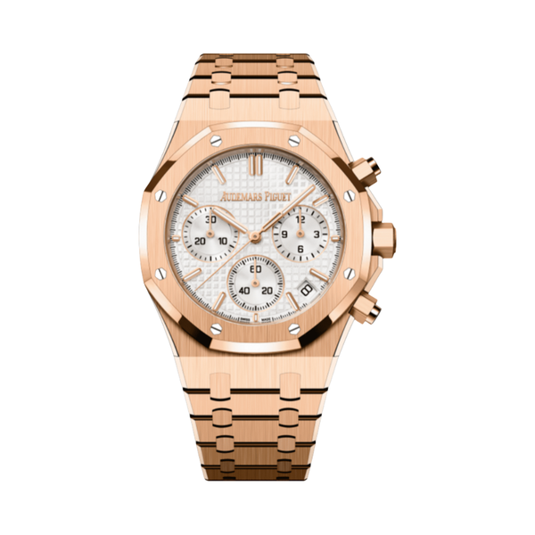 Audemars Piguet Watch | Royal Oak Selfwinding Chronograph Stainless Gold Steel White Dial