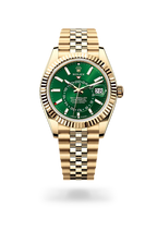 Rolex | Sky-Dweller Yellow Gold Green Dial - Free & Fast UAE Shipping