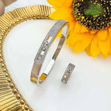 Messika Jewelry Move Noa Pavé Bangle Ring Set White Gold Diamonds Jewelry premium replica - image 3